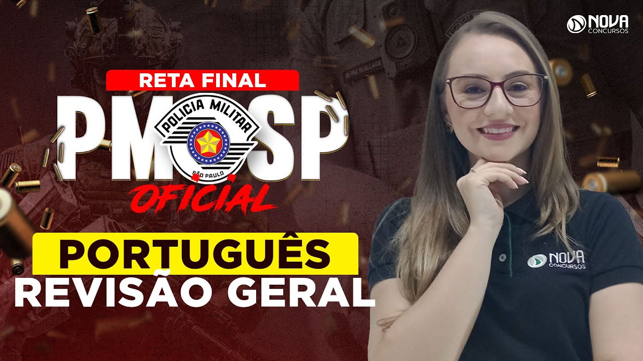 Concurso PM SP Oficial 2023 REVISÃO DE LÍNGUA PORTUGUESA