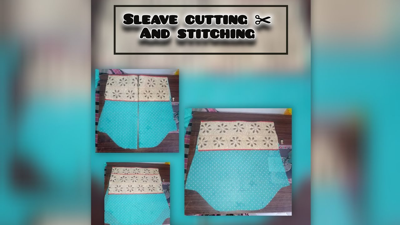 Simple Sleave #cuting#stiching