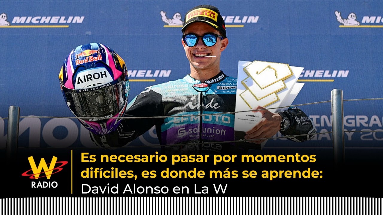 Es necesario pasar por momentos difíciles, es donde más se aprende: David Alonso en La W