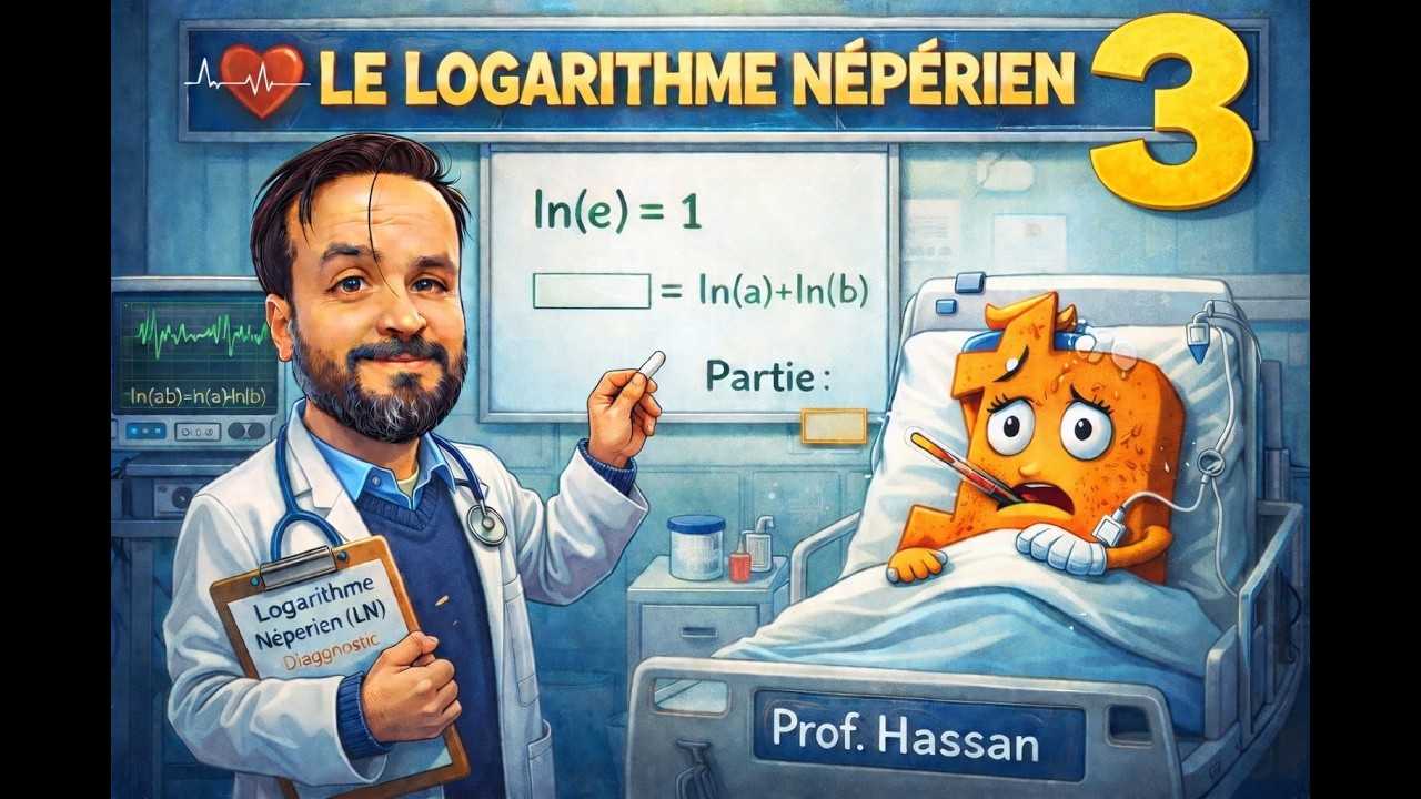دالة اللوغاريتم النبيري-Fonction logarithme népérien (الحصة3)