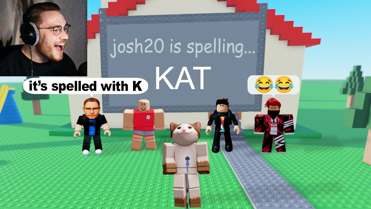 ohnepixel trolls kids in roblox spelling bee