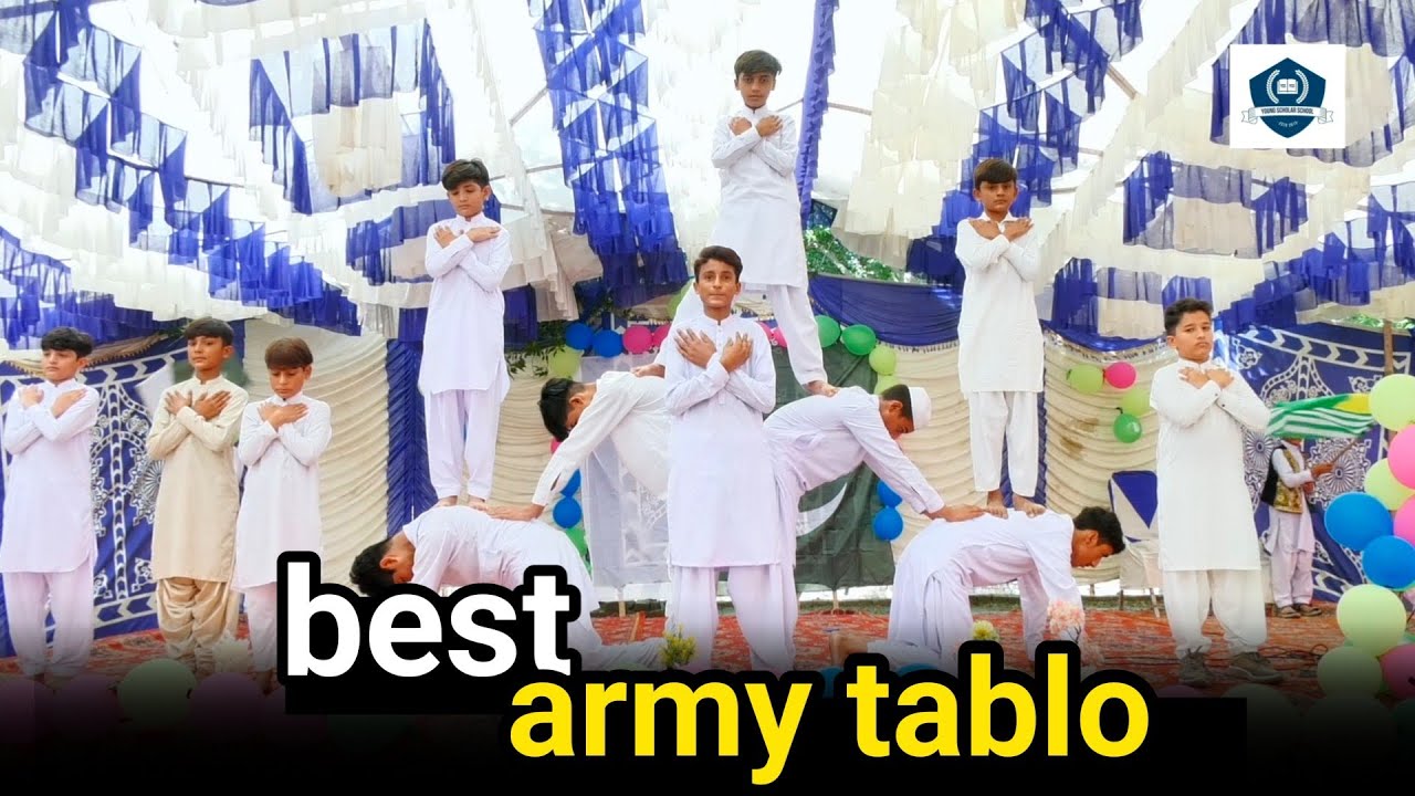 best army tablo | azm-e-aali shan hamara Pakistan 🏫🇵🇰🇵🇰🎖️🥇