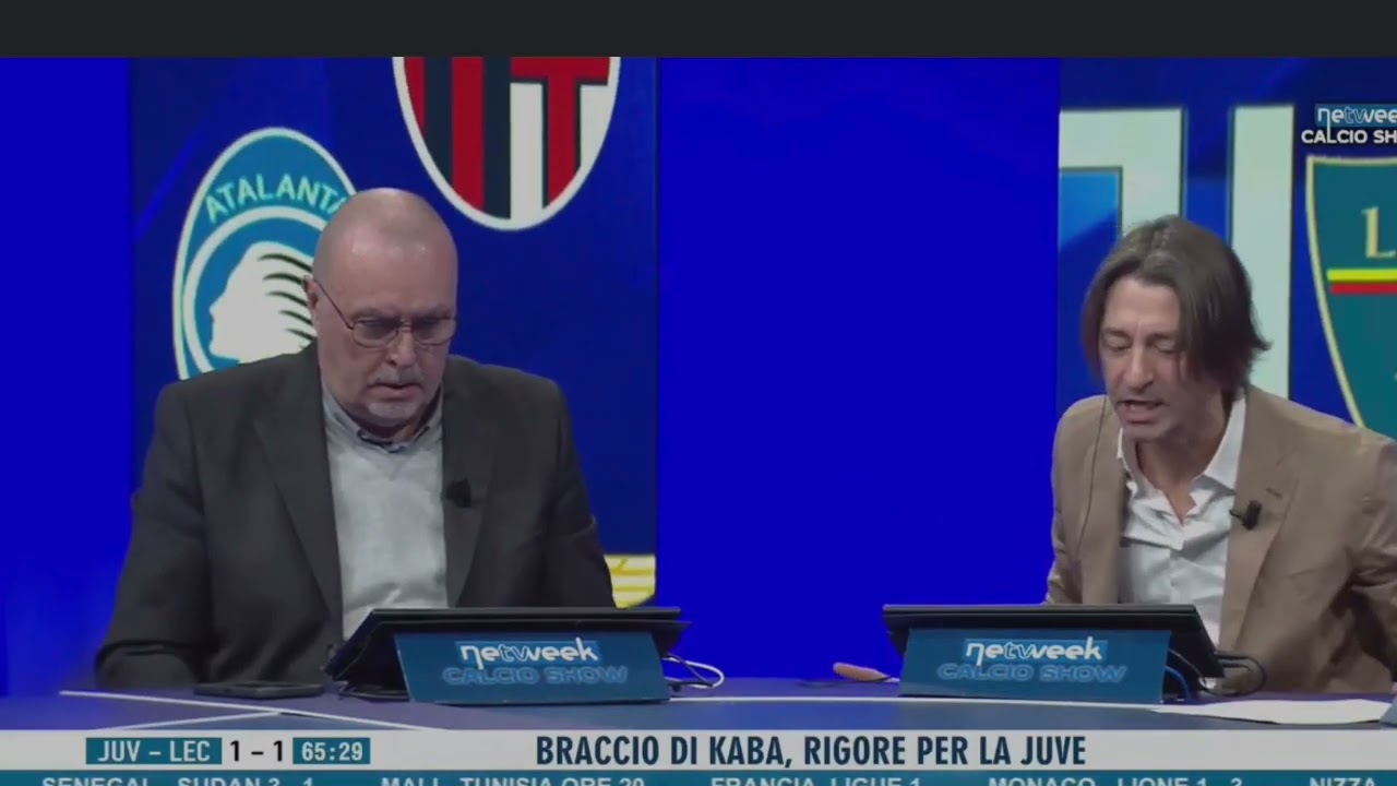 Juventus Lecce rigore David la reazione di Francesco Oppini 
