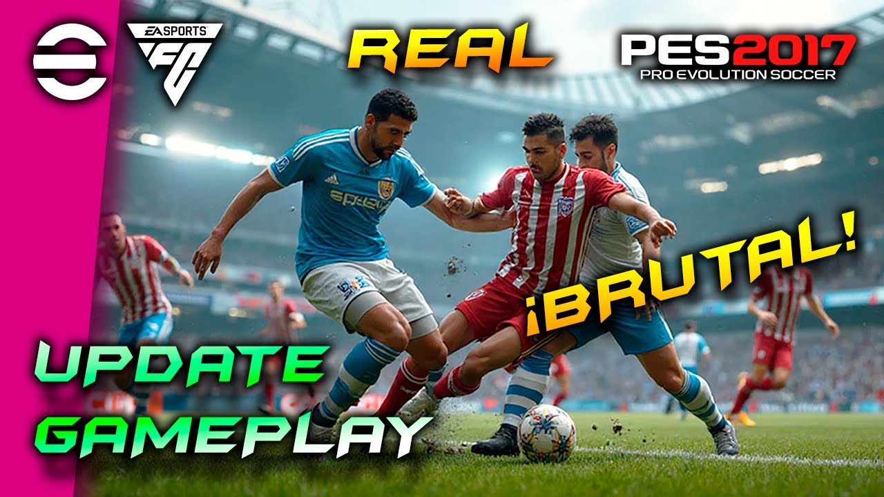 Nueva JUGABILIDAD Realista Actualizado 25-26 / GAMEPLAY MOD Update / TUTORIAL / Pes 2017 PC