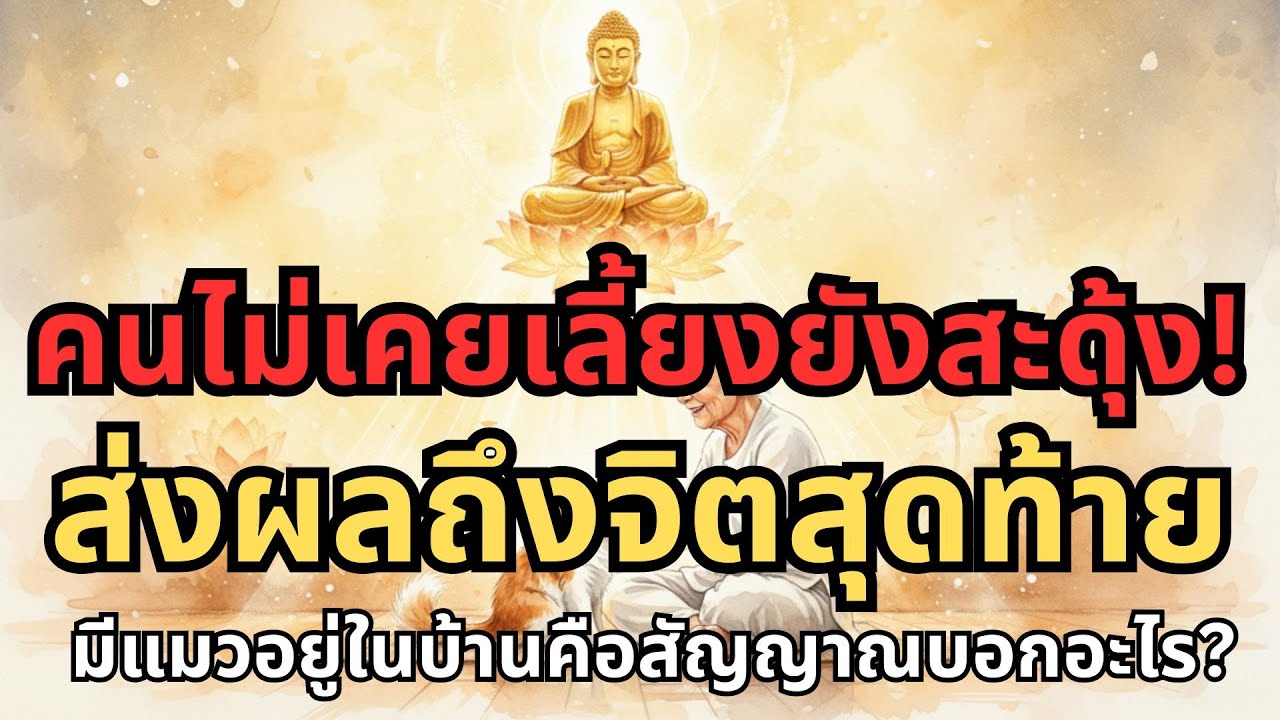 มีแมวอยู่ในบ้านคือสัญญาณบอกอะไร? เปิดกรรม 3 ข้อที่ซ่อนอยู่ ส่งผลถึงจิตสุดท้าย  จะแก้กรรมอย่างไร