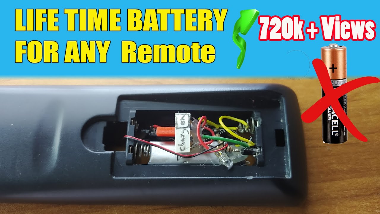 Lifetime Battery for any Remote