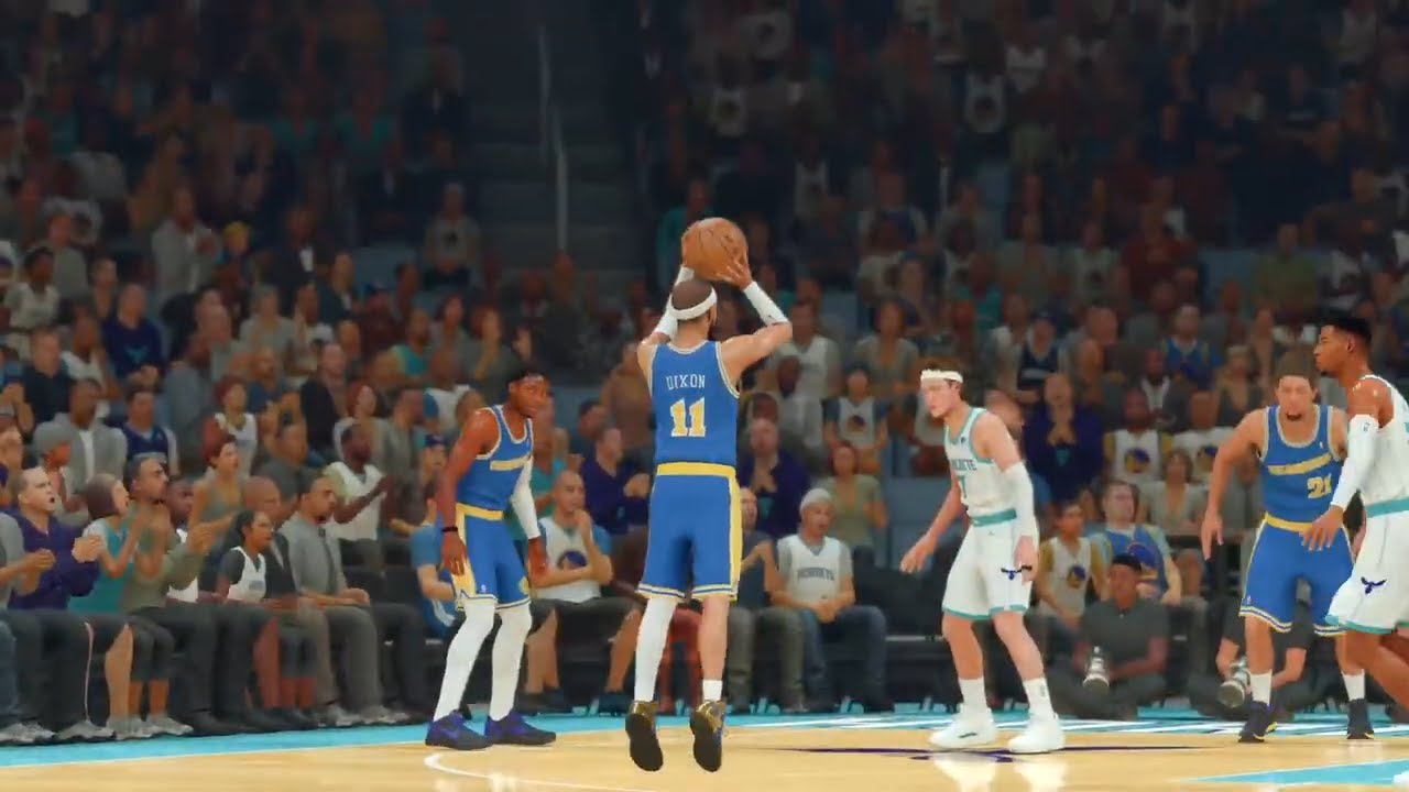 NBA 2K26 MyCareer WARRIORS - 69 PTS Courtside Highlights vs HORNETS | DJ DIXON PG#11 