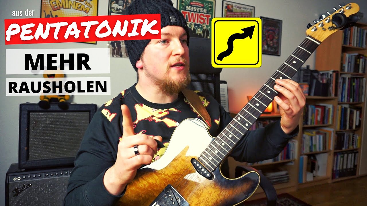Mehr Pentatonik Übungen, Ted Nugent Stranglehold & die richtige Handhaltung beim Gitarre Spielen