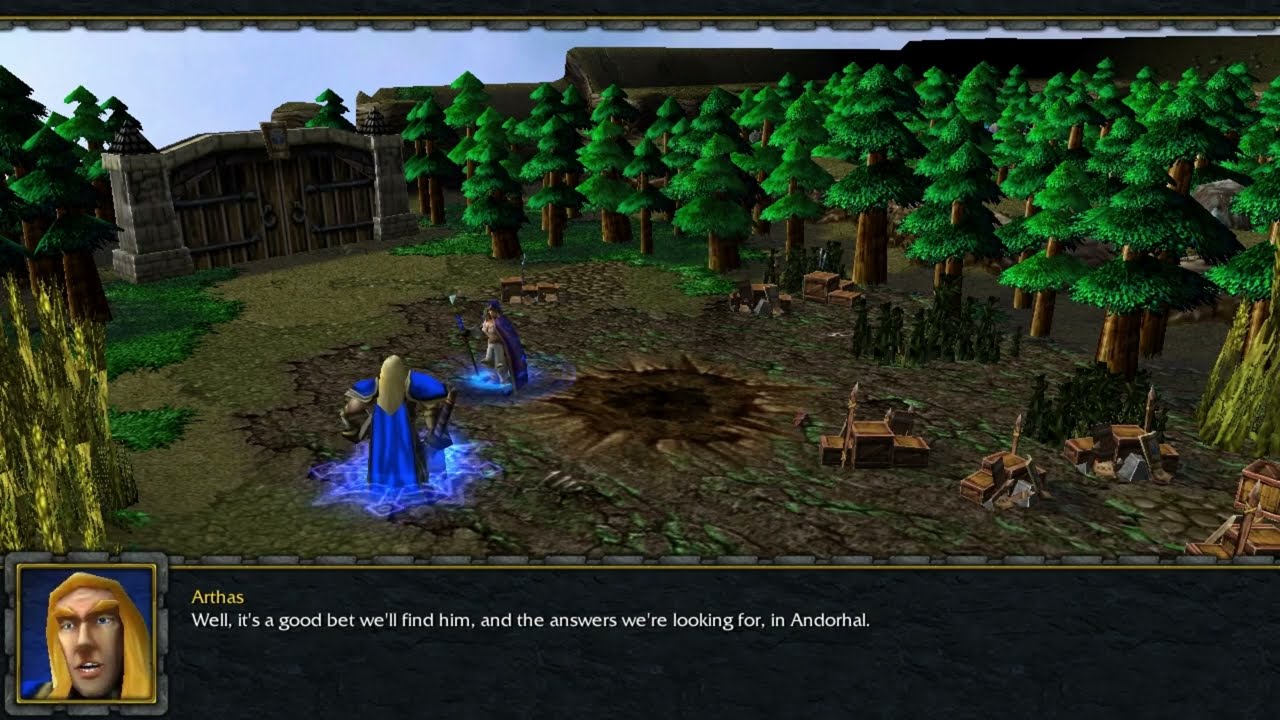 Warcraft III Hard mode Human campaign no commentary chapter 3 Ravages of the plague
