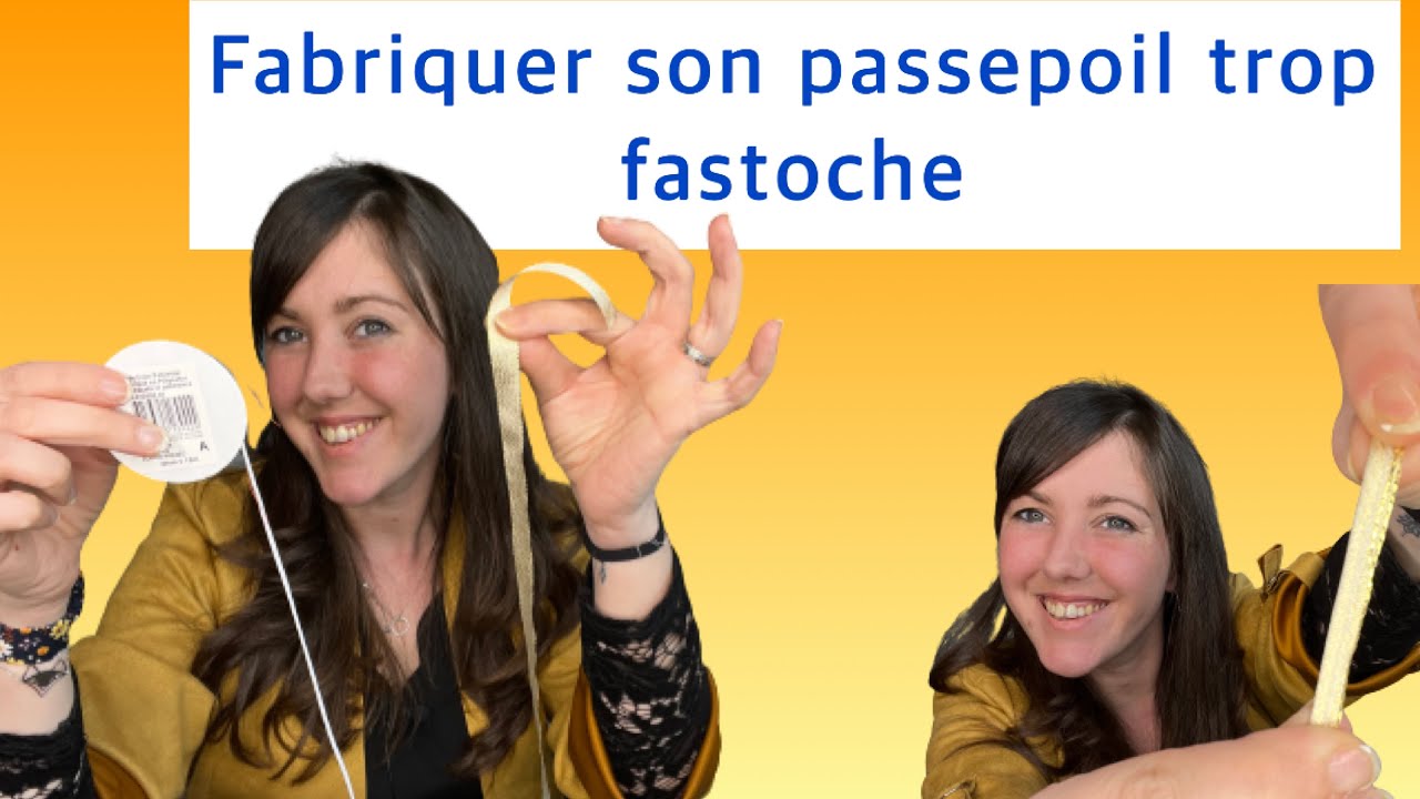 TUTO COUTURE - fabriquer son propre passepoil - facile