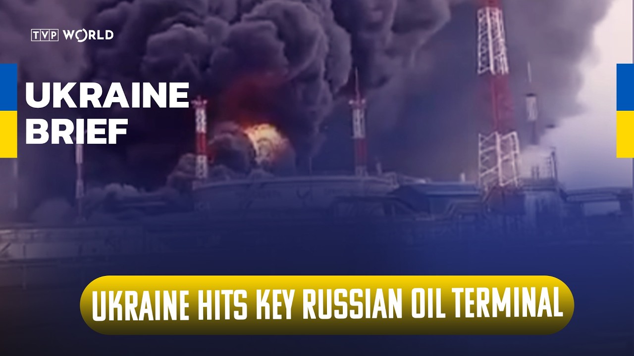 Russia&rsquo;s largest oil port crippled after drone attack | Ukraine Brief