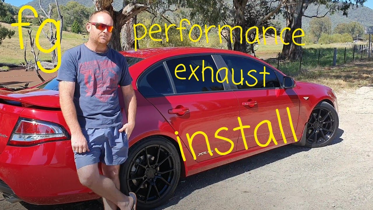 Ford fg xr6 n/a performance exhaust install pacemaker & viper 2.5