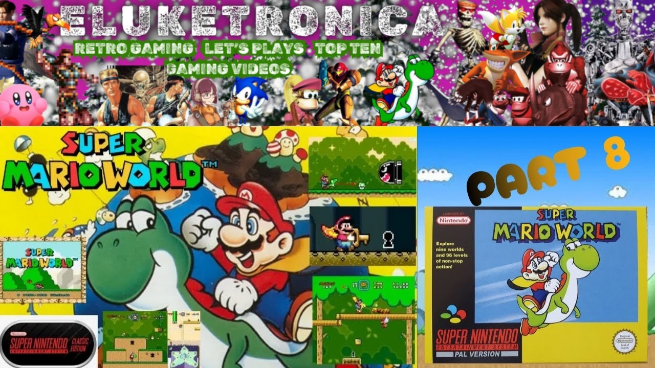 Super Mario World Part 8 How I beat Wendy Koopa!