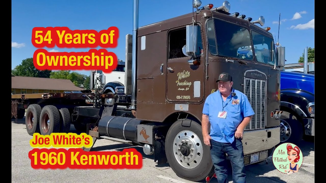 Один владелец на протяжении 54 лет: тур на бескапотном грузовике Kenworth K-523 Джо Уайта 1960 года