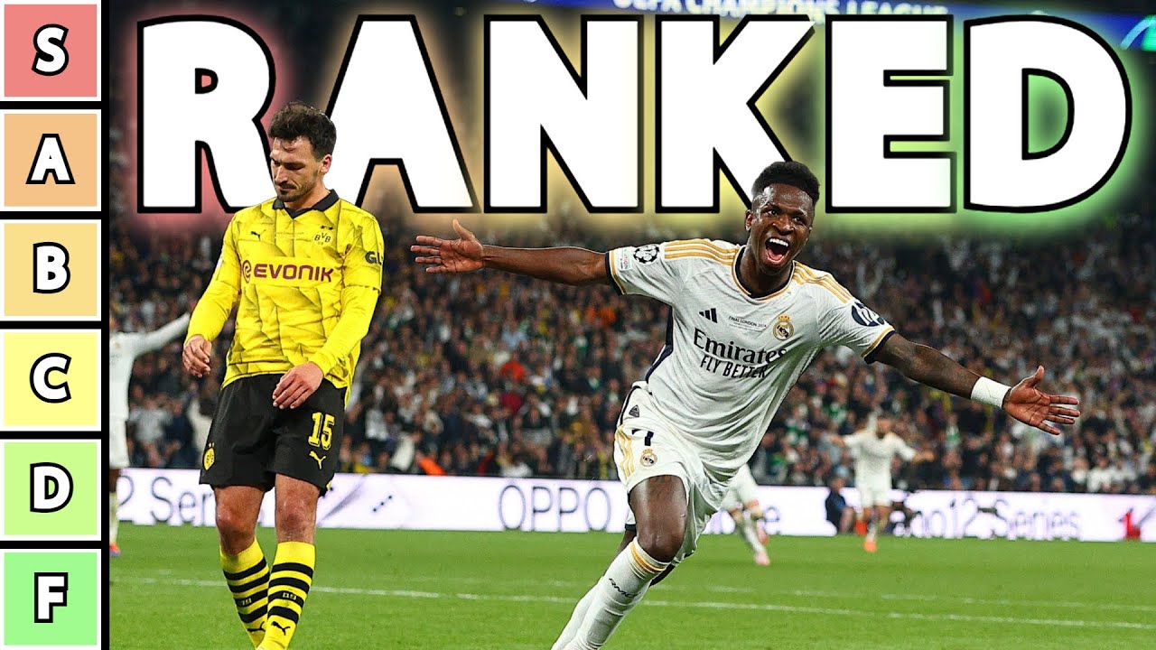 Ranking Every Champions League Final