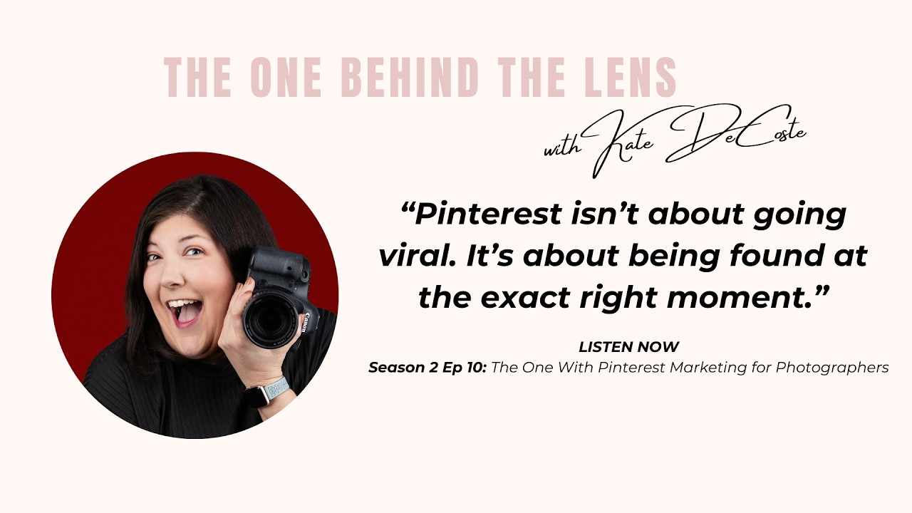 Pinterest Marketing for Photographers: How to Get Real Clients Without Social Media Burnout