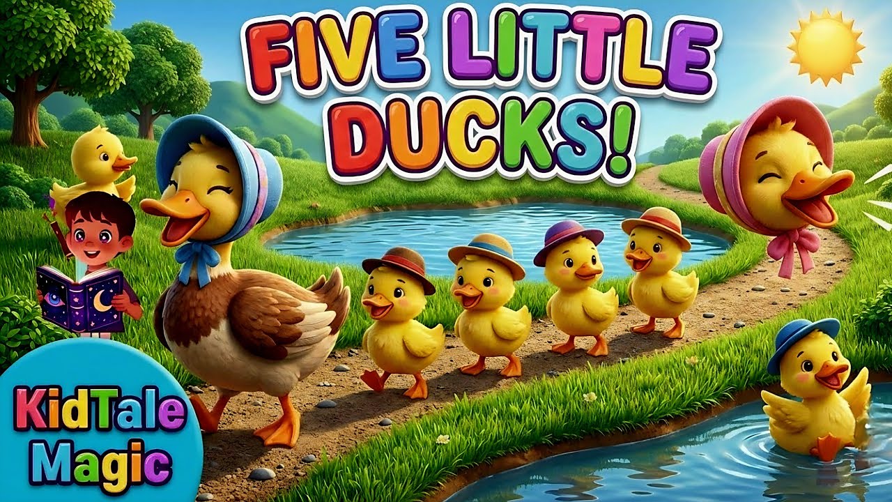 Five Little Ducks 🦆| 🐤 Kids Songs | Super Simple Songs 🐣
