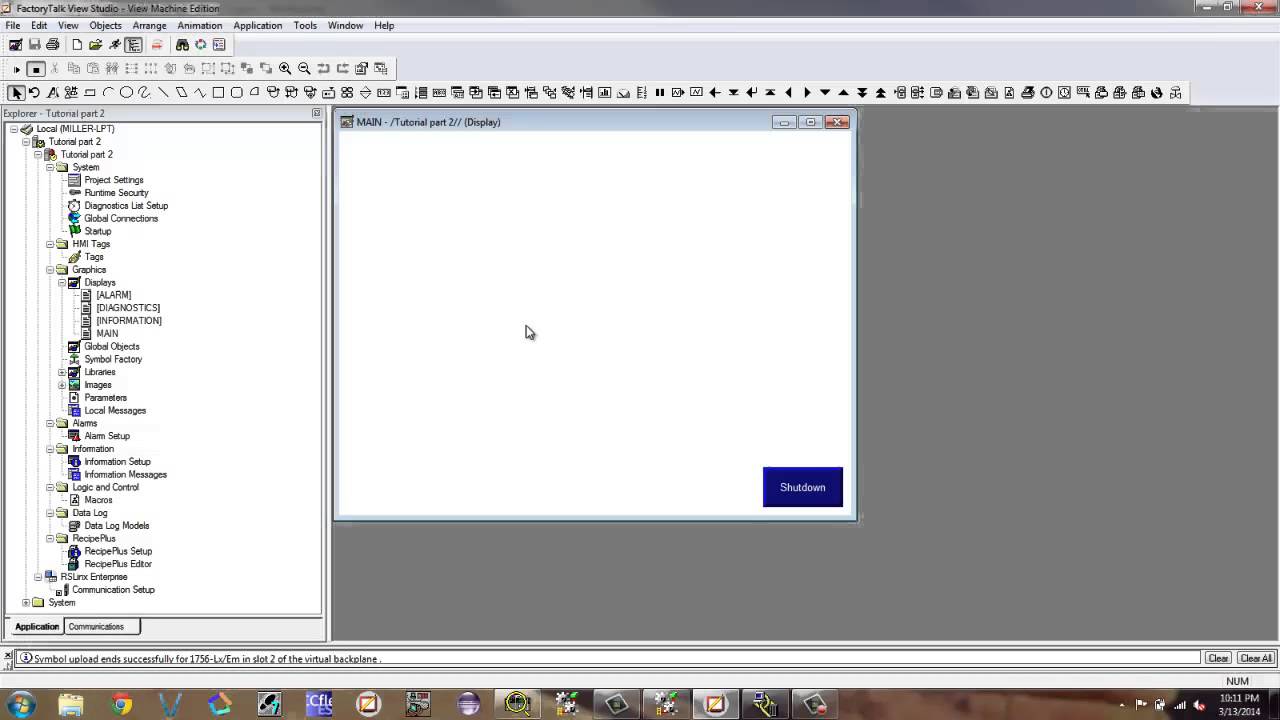 Rslogix 5000 Emulator tutorial 2 with Factory Talk View 7.0