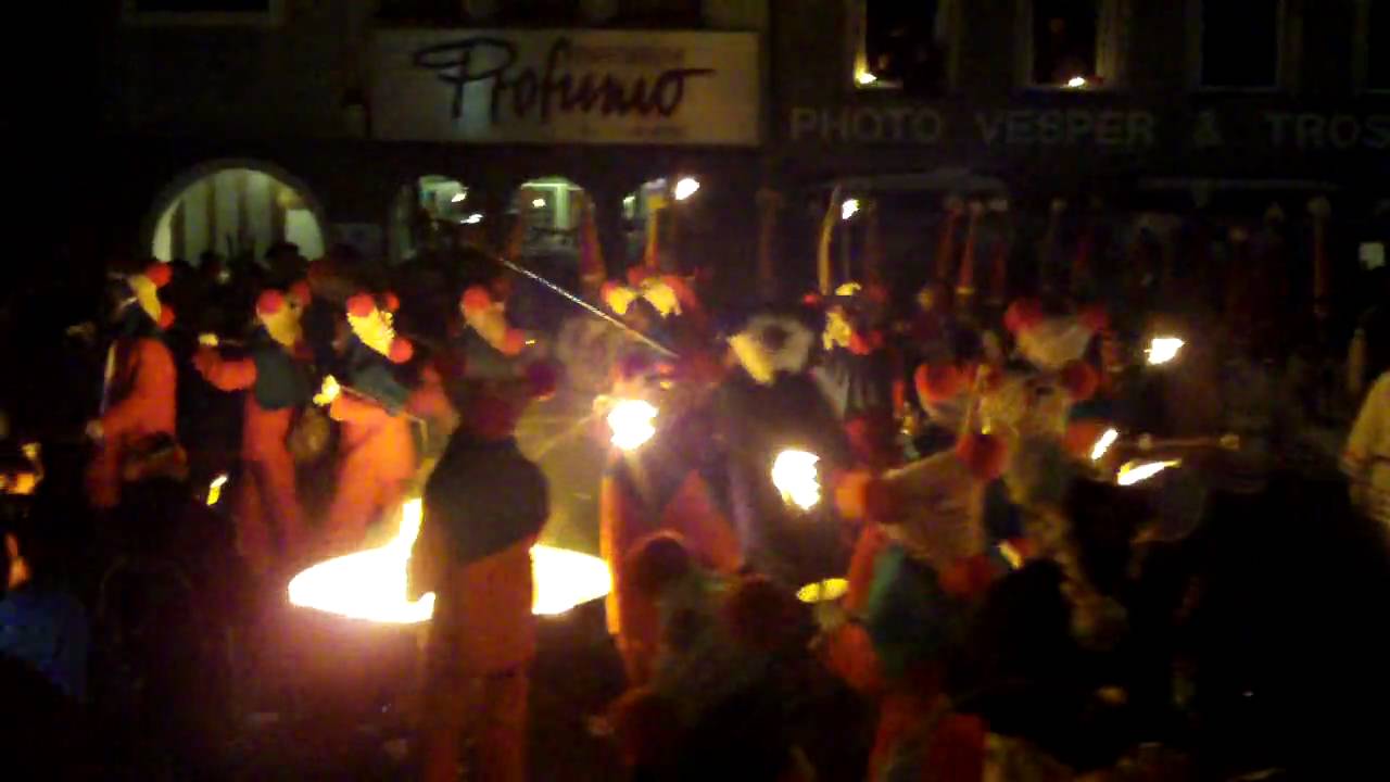 Narrentag Oberndorf  16.01.10 Nachtumzug (Elzacher Narren)