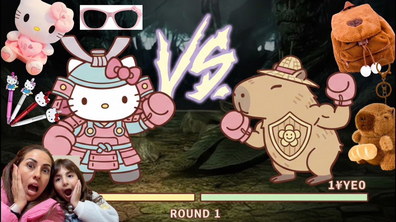 TESTANDO PRODUTOS DE HELLO KITTY X CAPIVARA (Quem venceu?)