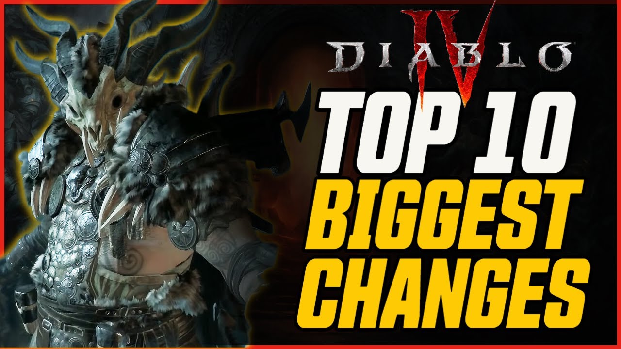 Top 10 Biggest Changes To Diablo 4 (New Features)! // Diablo 4 Everything You Need to Know!