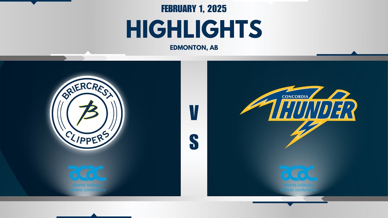 Highlights | Briercrest Clippers vs. Concordia Thunder - Feb 1, 2025