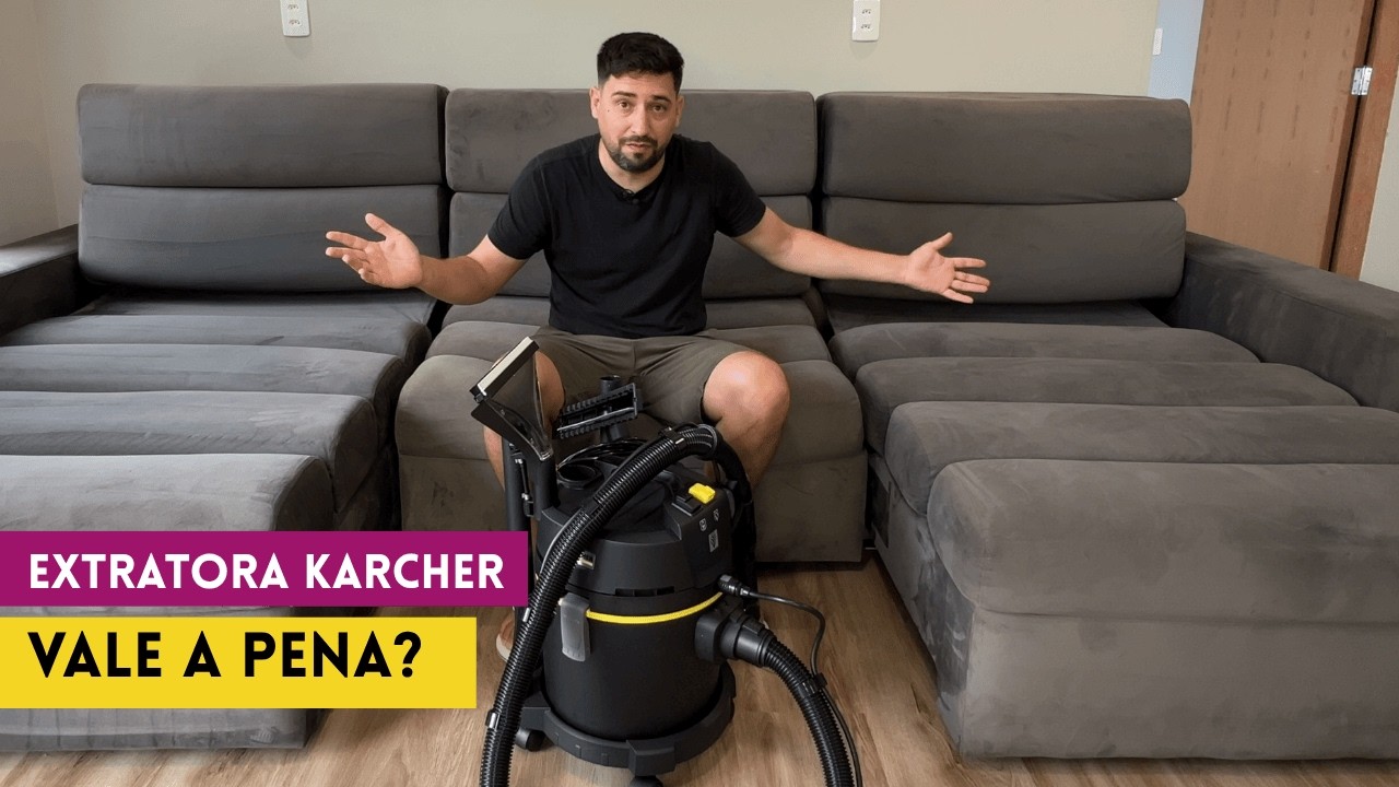 Extratora Karcher SE4 black - Review e teste