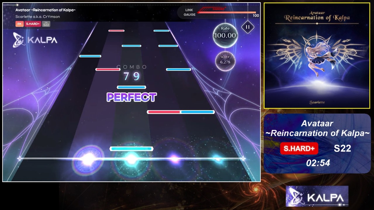 【KALPA Mobile】Avataar ~Reincarnation of Kalpa~ (S.HARD+ S22) 100.00%