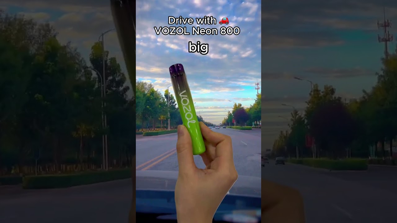 Drive with our customer Vozol, best sensation from morning to night #vape #feelmtech #drive #car
