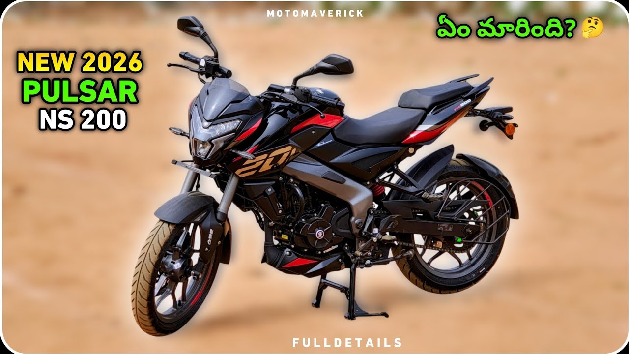 Pulsar Ns 200cc New 2026 Model Full Review In Telugu | Price & Features Explained In Telugu 