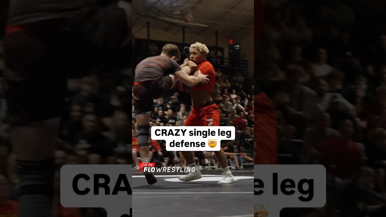 CRAZY single leg defense 🤯🤯