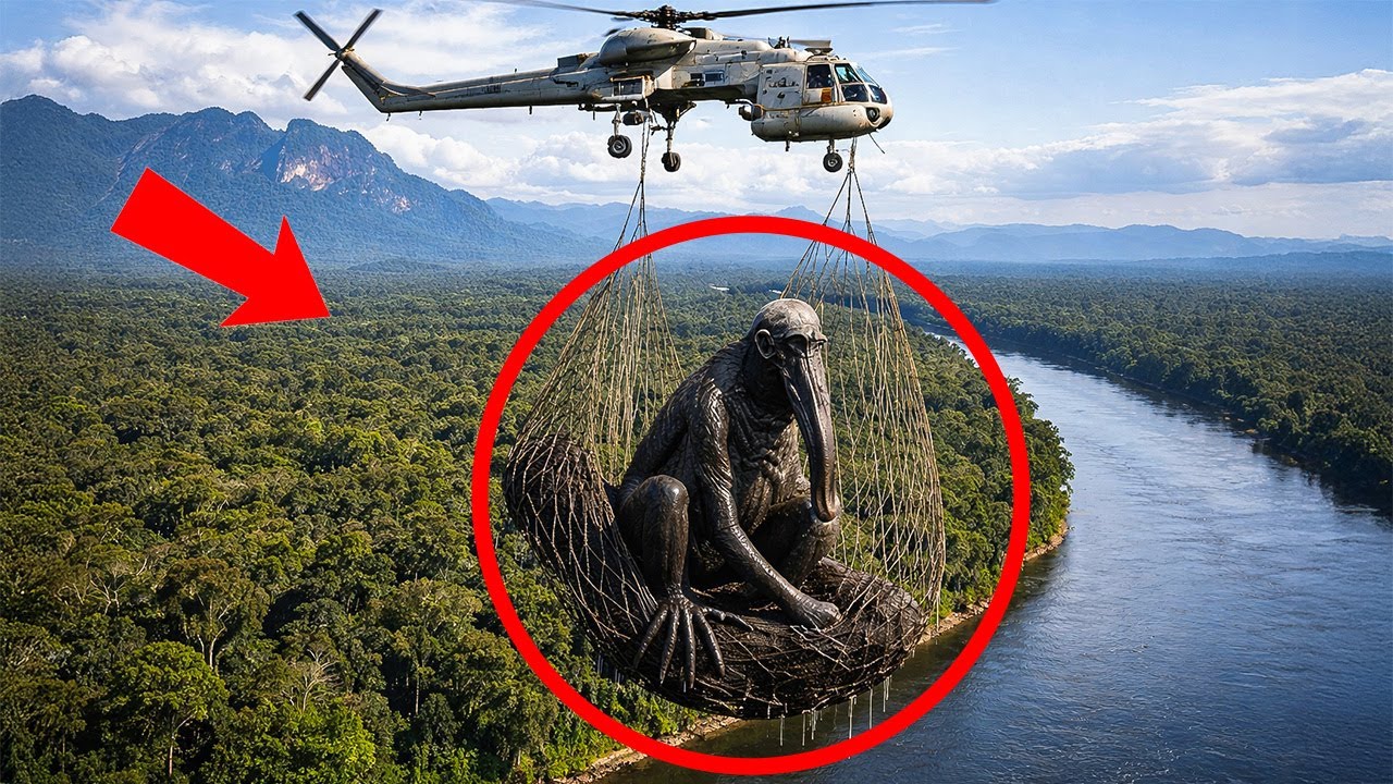 70Ft Monster : Gigantic Creepy Creature Catch Of All Times Caught On Camera in Amazon!