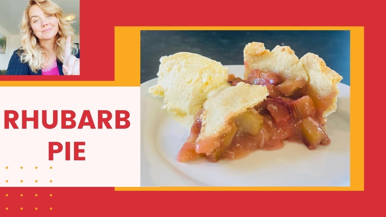 American Cooking: Rhubarb Pie - That delicious sweet sour tastes amazing every time!