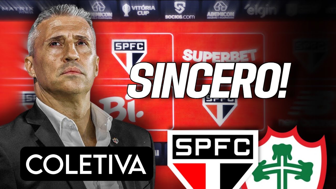COLETIVA HERNAN CRESPO! SINCERÃO CRESPO DESABAFA EM SÃO PAULO 2X3 PORTUGUESA | PAULISTÃO 2026