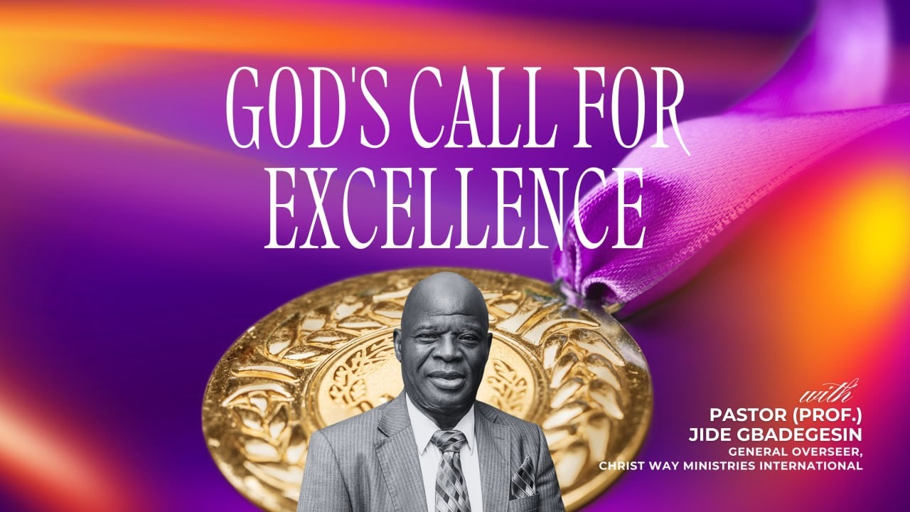 GOD'S CALL FOR EXCELLENCE // SUNDAY SHOWER // 1ST MARCH, 2026