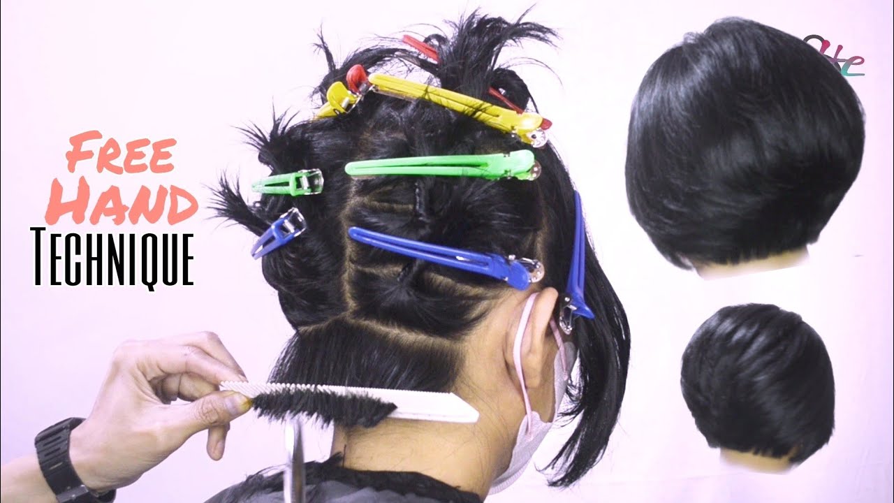 how to: short BOB HAIRCUT ,so easy| cara potong rambut bob dengan mudah