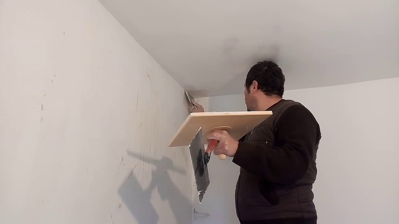 Sararmış tavan / Çatlamış tavan / Boya öncesi hazırlık aşaması / Part 1