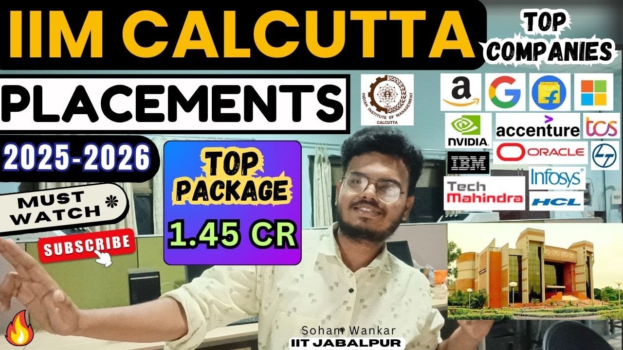 IIM Calcutta Placements 2025 - 2026 | Placement Statistics - IIMCAL | Must Watch Before Admission!