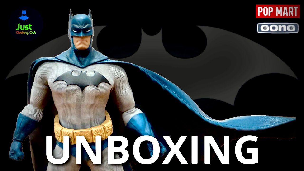 Распаковка Pop Mart Gong Studio Hush Batman!!
