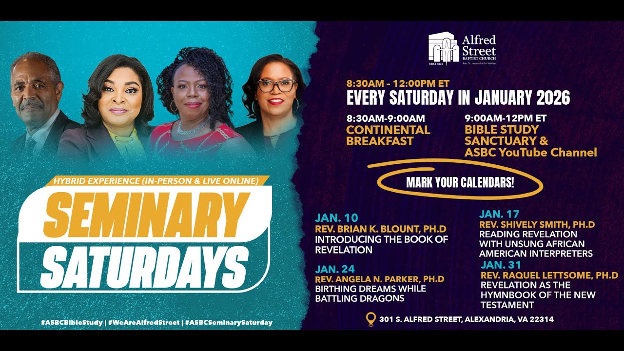 Seminary Saturdays 2026 with Rev. Dr. Raquel Lettsome