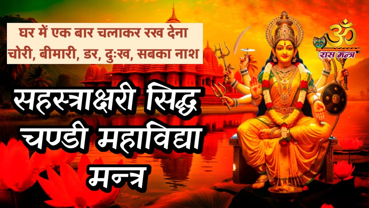 Sahasrakshari Siddh Chandi Mahavidya Mantra | घर में चलाएं और पाएं दिव्य रक्षा