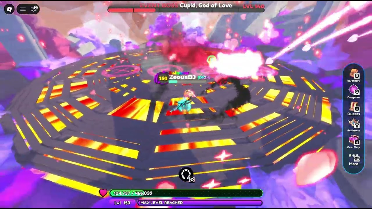 World Zero - Valentine's Event 2026 Warlord Solo Challenge (Cupid Boss)