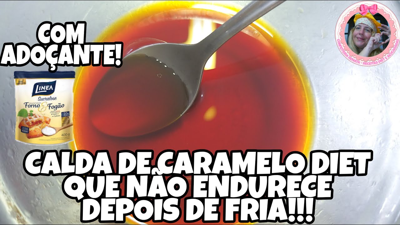 Calda para Pudim e Bolo sem AÇÚCAR / Calda sem AÇÚCAR / Calda Diet / Calda de Caramelo sem Açúcar