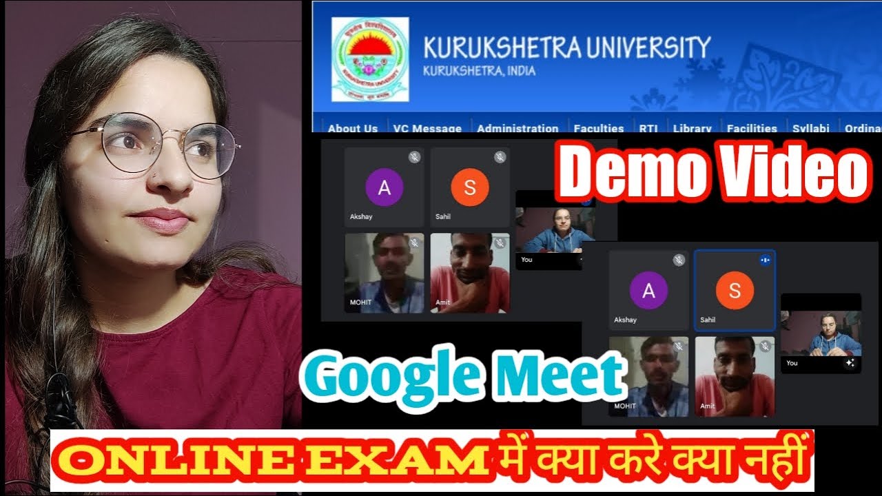 KUK Exam Mode||KUK online Exam||KUK Updates 2022||Online Exam Demo video|By Pooja Dhillon