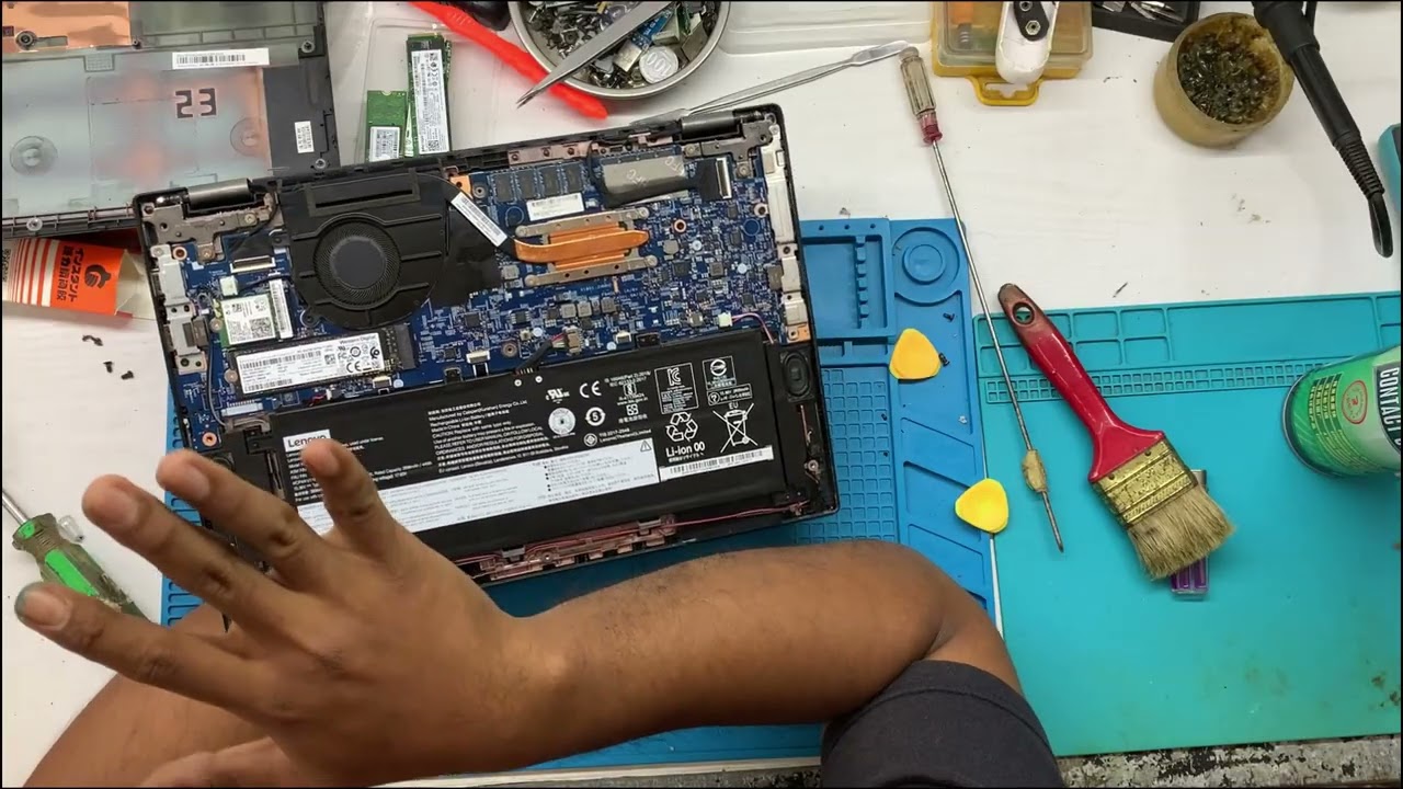 Bongkar Thinkpad L13 i5 gen 10 bisa upgrade apa saja ? - Laptop Disassembly