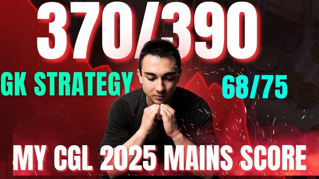 💯SSC CGL SCORED GS 68/90 | ssc cgl strategy 2026 | #ssc_cgl #sscgk #cgl2025 #ssccglmains