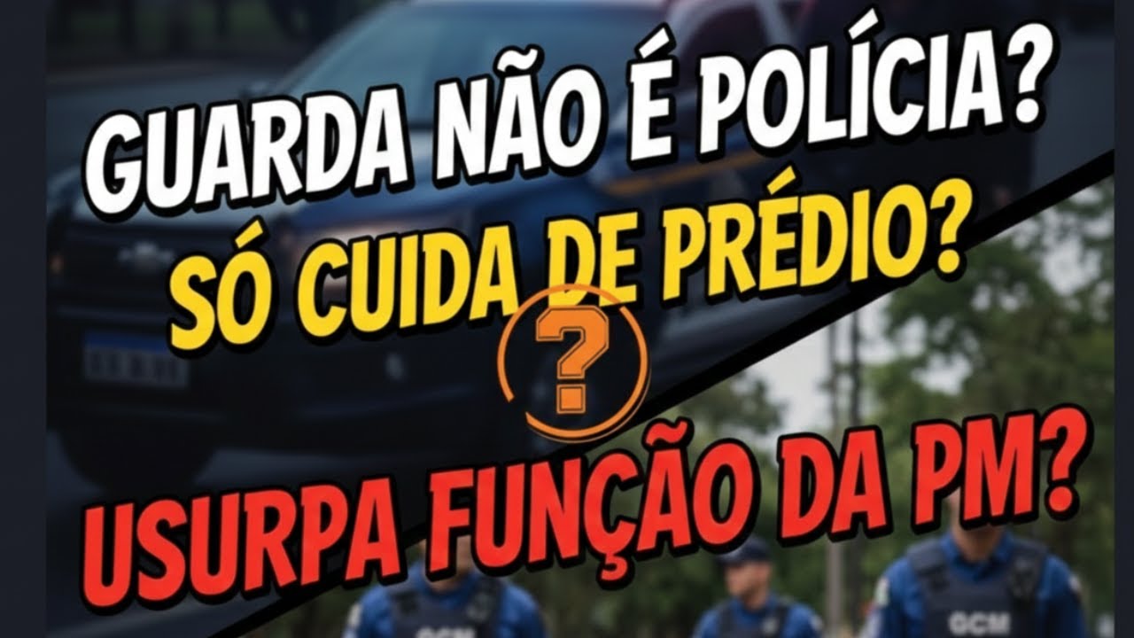 GUARDA MUNICIPAL É ENFEITE? (avaliação jurídica do tema, sem juridiquês)