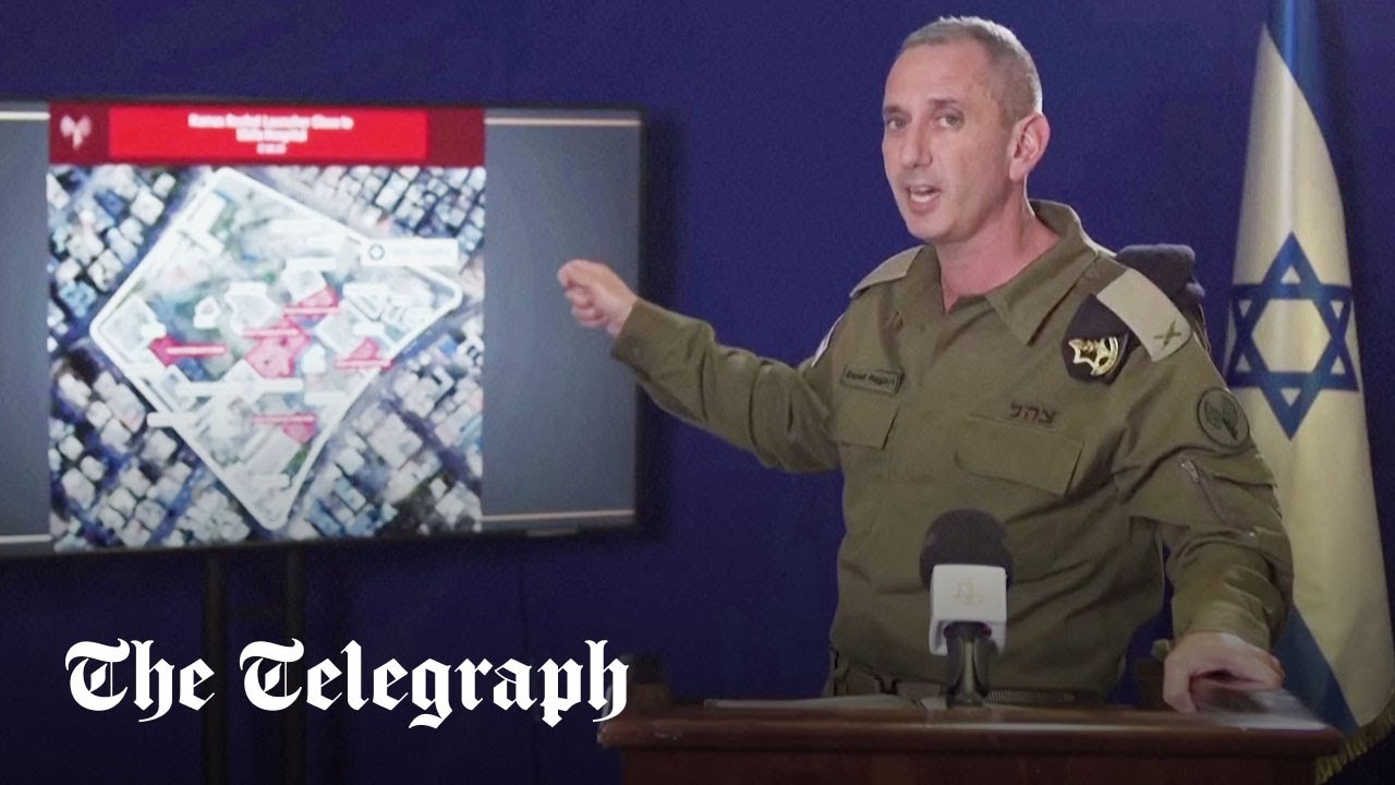 'Hamas is hiding in Gaza's biggest hospital in tunnels' claims Israel military