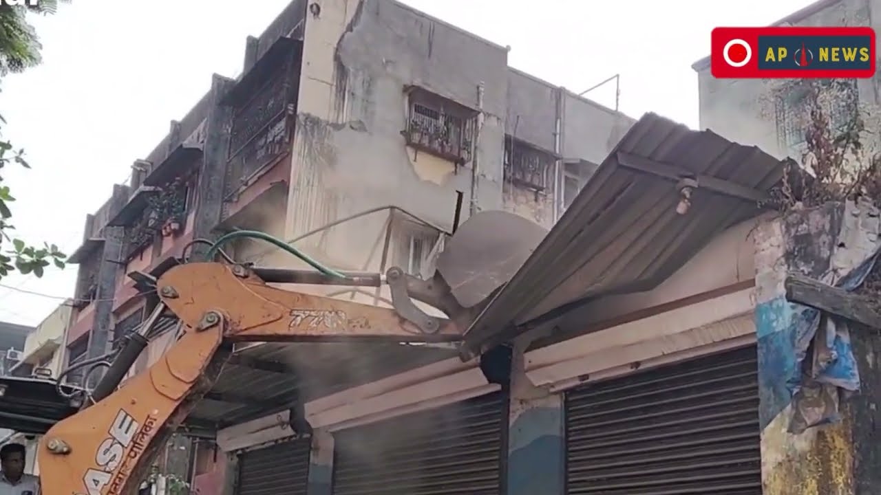 भिवंडी में 9 मीटर रोड वाइडनिंग पर बवाल, तीन बत्ती में अतिक्रमण हटाने पर हंगामा – प्रशासन सख्त !!