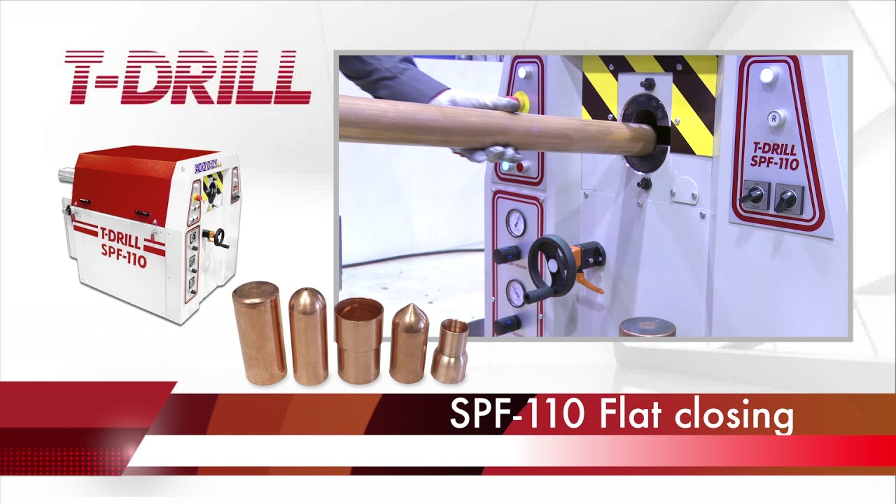 T-DRILL Tube End Spinning machines 2017